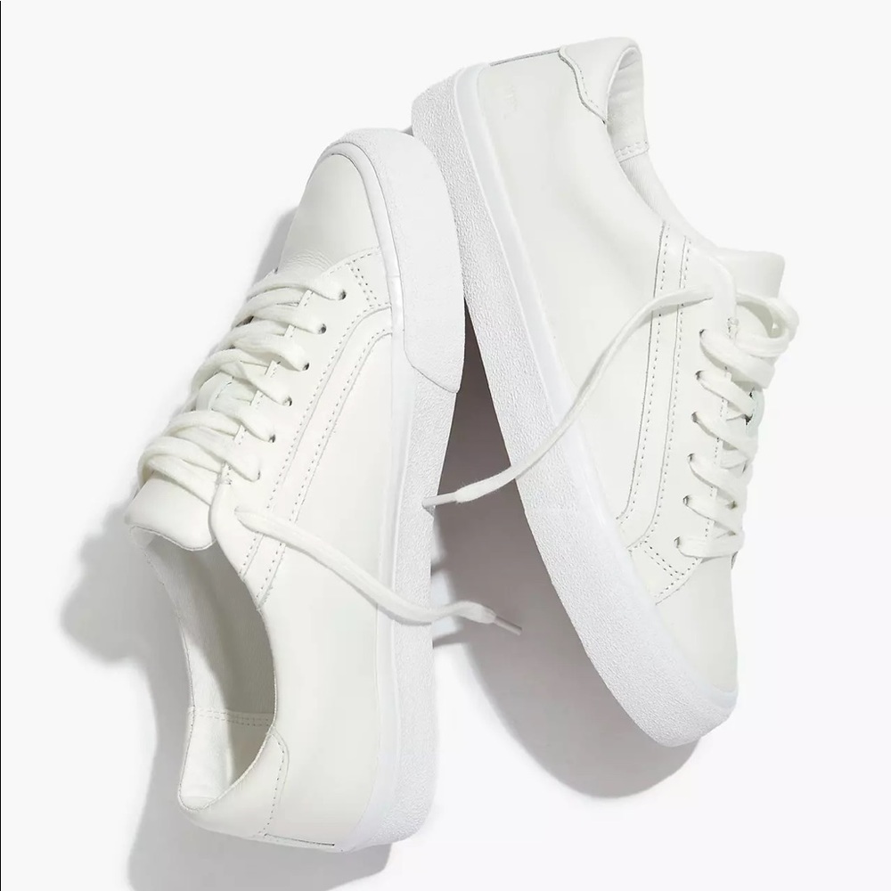 Madewell Sidewalk Low-Top Sneakers in Leather